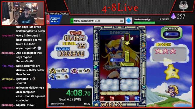 Puzzle Star Sweep One Player Mode Normal World Record in 5:47 [4-8Live] смотреть онлайн