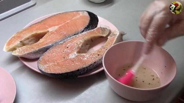 Божественный стейк семги с овощами смотреть онлайн