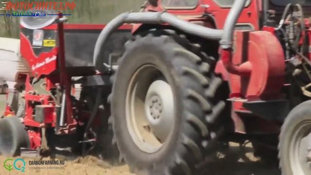Фотосинтез с CO2 турбиной Technik plus, установка на кукурузную сеялку (подсолнечник) пропашную смотреть онлайн