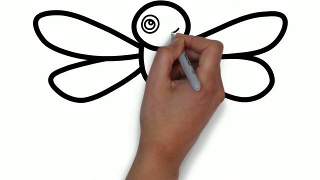 Bolalar uchun ninachi rasm chizish/Drawing a dragonfly for children/Рисунок СТРЕКОЗА для детей смотреть онлайн