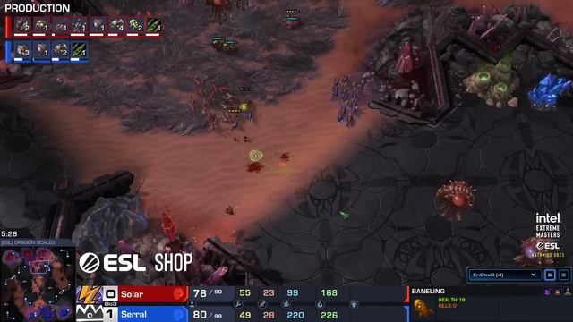 SC2 - Solar vs Serral - IEM Katowice 2023 - Group C смотреть онлайн