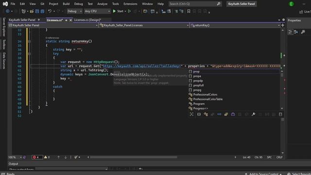 How to show generated key, using KeyAuth Seller API смотреть онлайн