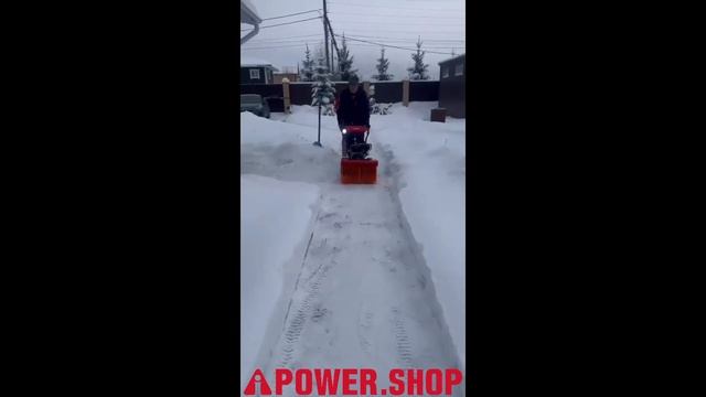 Самоходный бензиновый снегоуборщик A-iPower AS567F. Видео от покупателя смотреть онлайн
