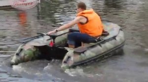 ПВХ лодка HL 300 с электромотором 34 LBS