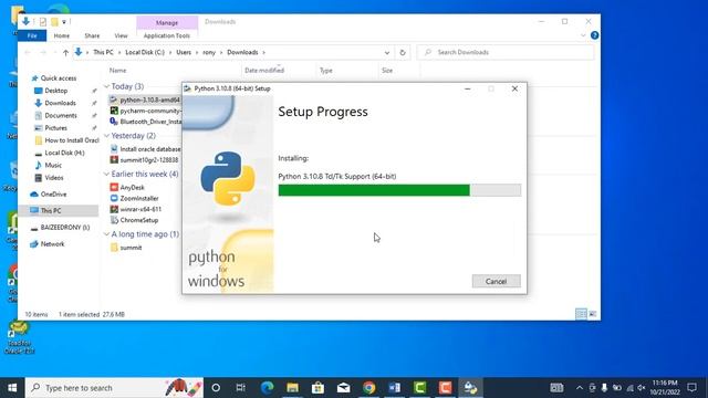 Download Python||Pycharm Community||Setup Python || Setup Pycharm ||Git Clone to Pycharm смотреть онлайн