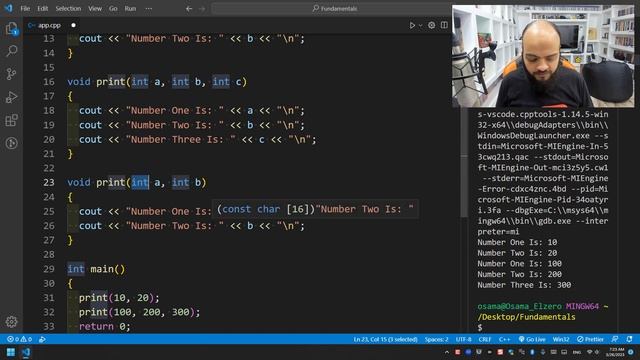 [Arabic] Fundamentals Of Programming With C++ #065 - Function Overloading смотреть онлайн
