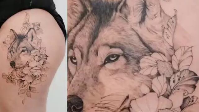 BEST WOLF TATTOOS | Inspirational Wolf ideas for Men and Women | Top 20+ wolf tattoos for Men 2022 смотреть онлайн