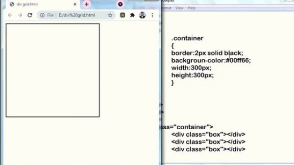 Multiple divs on the same line in HTML, CSS | Align 2 DIV tags in same line in HTML | Bootstrap div