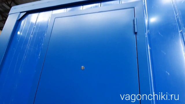 Блок-контейнер из сэндвич панелей под электрощитовую (vagonchiki.ru) смотреть онлайн