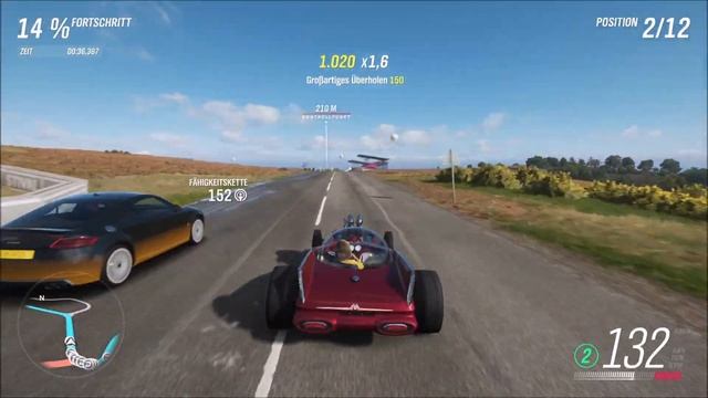 Plymouth Atomic Punk Bubbletop '58 - Test Drive - Forza Horizon 4 - 1080p60fps смотреть онлайн