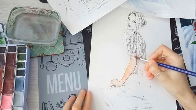 Как я раскрашиваю светлые волосы, светлую кожу и белый цвет смотреть онлайн