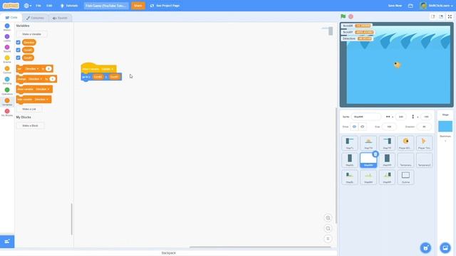 Scratch Tutorial | Hungry Shark Type Fish Game (Hungry Guppy #2) смотреть онлайн