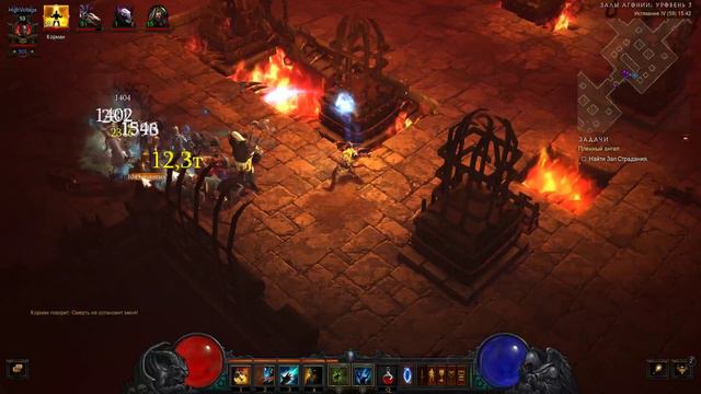 Diablo III истязание IV #10 Мясник лучше всех, или как не надо играть смотреть онлайн