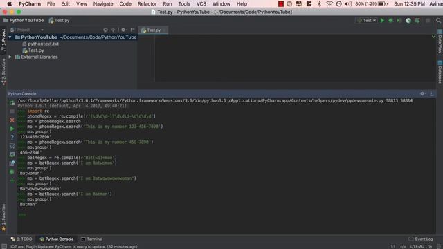 Advanced Python Programming - Regular Expressions Part 2 смотреть онлайн