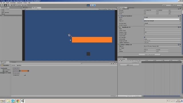 Unity 4.3 2d topdown game tutorial for beginners - Physics2d collisions and movement - part 7 смотреть онлайн