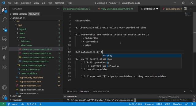Angular 10 Tutorial #79 - Observable Subscribe Tutorial | Angular 10 Tutorial For Beginners смотреть онлайн