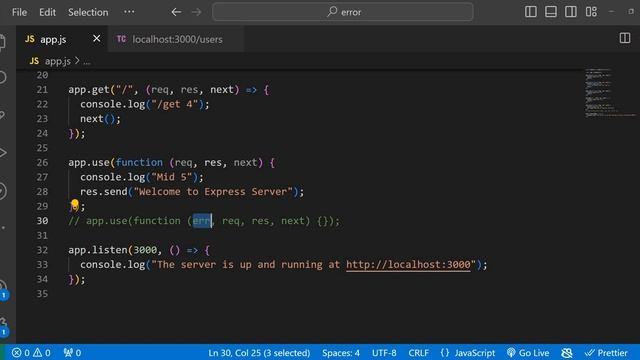 Error Handling in Express JS ?- Introduction || Error Handling middleware смотреть онлайн