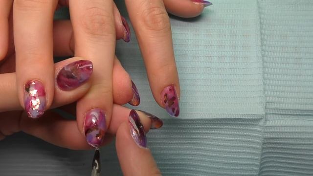Дизайн ногтей РОЗОВЫЙ МРАМОР | Pink Marble Nails смотреть онлайн