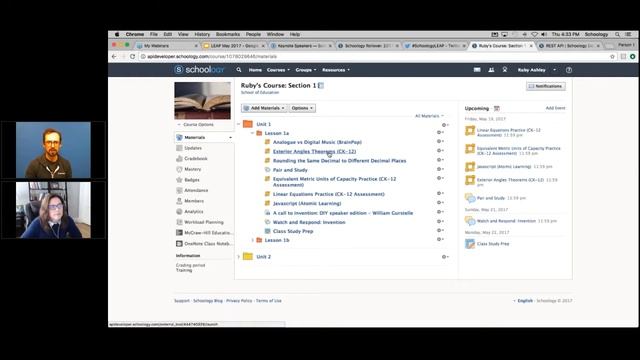 LEAP Webinars: LTI Content Integration with Schoology смотреть онлайн