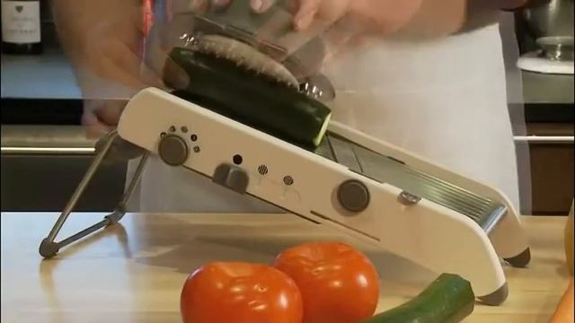Mandoline Slicer Stainless Steel Vegetable Julienner Built-in Adjustable Safe Blades Grater смотреть онлайн