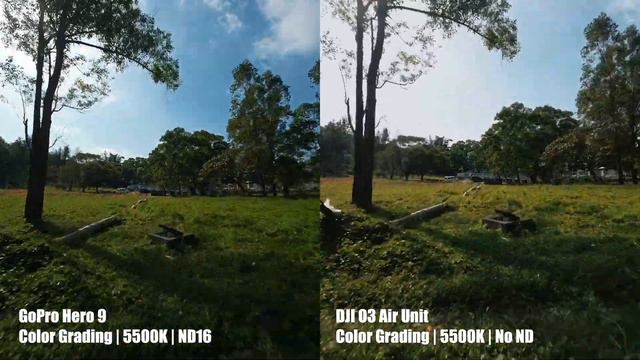 DJI O3 Air Unit Vs GoPro Hero 9 Camera Comparison | Geprc Cinebot 30 | Gyroflow | Cinematic FPV | 4