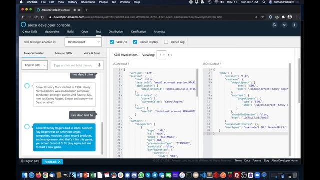 Alexa Dead or Alive Skill with Redis and Node.js смотреть онлайн
