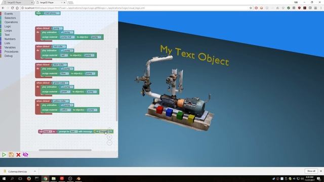 Verge3D Puzzles Visual Logic