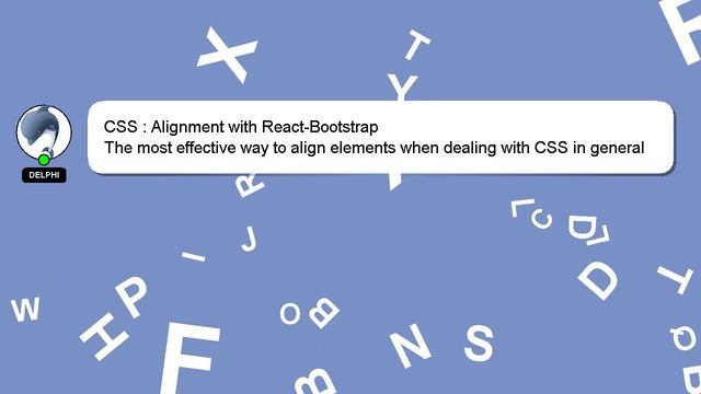 CSS : Alignment with React-Bootstrap смотреть онлайн