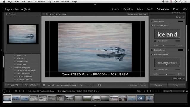 Adobe Photoshop Lightroom 5 | Julieanne Kost | Publish a Slideshow смотреть онлайн