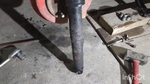 Замена амортизаторов кобальт