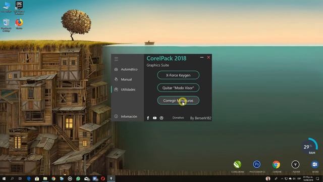 Instalar y Activar CorelDRAW 2018 método fácil (32/64) Multilenguaje v20.1.0.708 смотреть онлайн