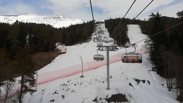 Канатная дорога Лунный Экспресс в Архызе смотреть онлайн