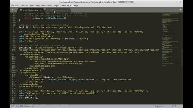 SOAP, código PHP para envío de datos al servidor. смотреть онлайн