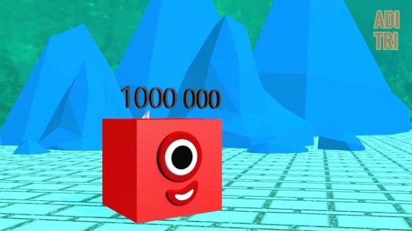 Numberblocks 1 to 10 vs 1000000 10000000 SMALL to BIGGEST NUMBER Pattern