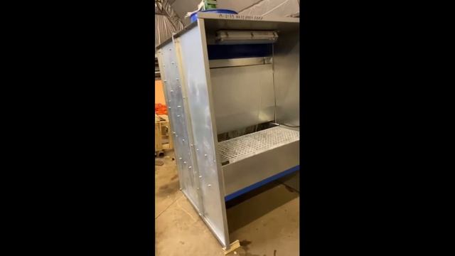 Новое оборудование: покрасочная камера с водяной завесой смотреть онлайн