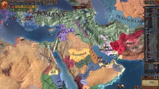 EU4 Ottomans WC Playthrough Total Control Of the Middle East #5 смотреть онлайн