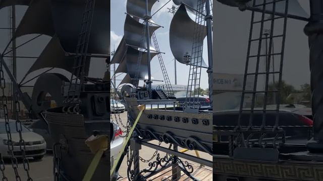 Эксклюзив! Пиратский Мангал - Корабль на Красной площади г. Краснодар смотреть онлайн
