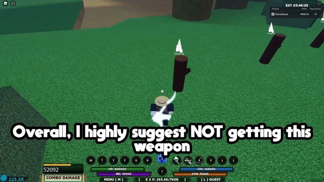 This New Shindo Life Weapon Is TRASH! | Spear Of Tyn Showcase And Review