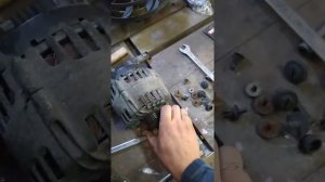 Замена обгонной муфты генератора 1.9 TDI