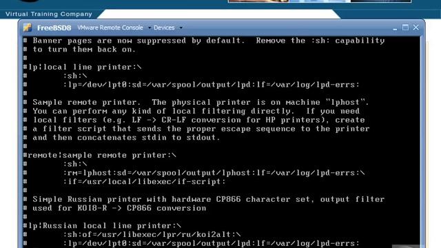 FreeBSD - Installing Printers смотреть онлайн