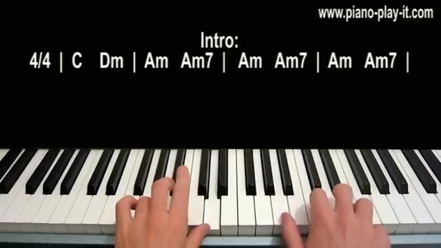 Stay Rihanna Piano Tutorial