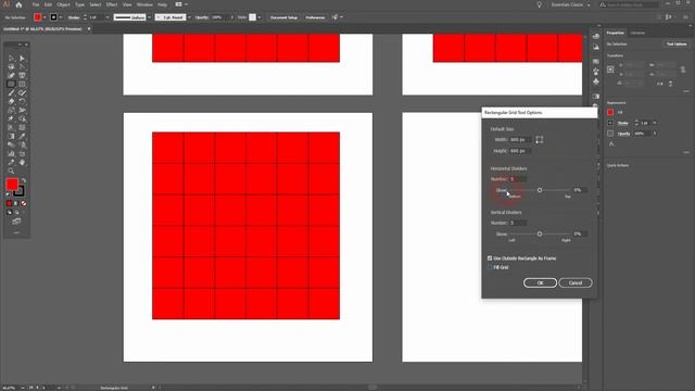 Rectangular Grid Tool in Adobe Illustrator смотреть онлайн