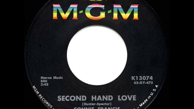 1962 HITS ARCHIVE: Second Hand Love - Connie Francis (hit 45 single version) смотреть онлайн