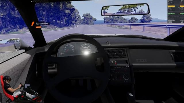 Audi 80 2.3E Quattro VS Front Wheel BeamNG.drive /\ Pimax Crystal