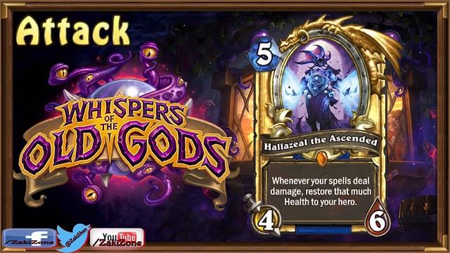 Hallazeal the Ascended WotOG Card Sounds in English - HearthStone Whispers of the Old Gods смотреть онлайн