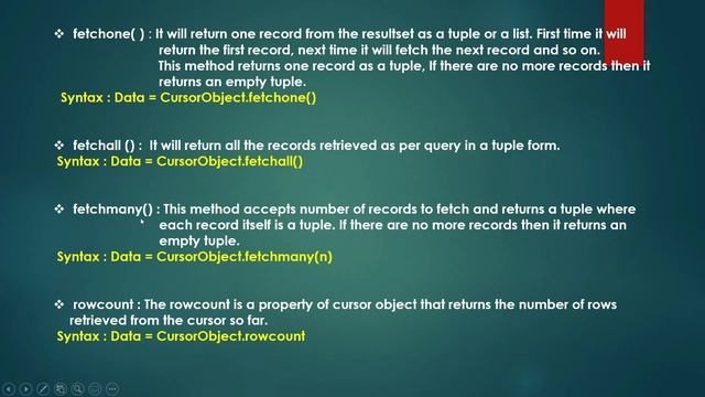 Interface Python with MySQL смотреть онлайн