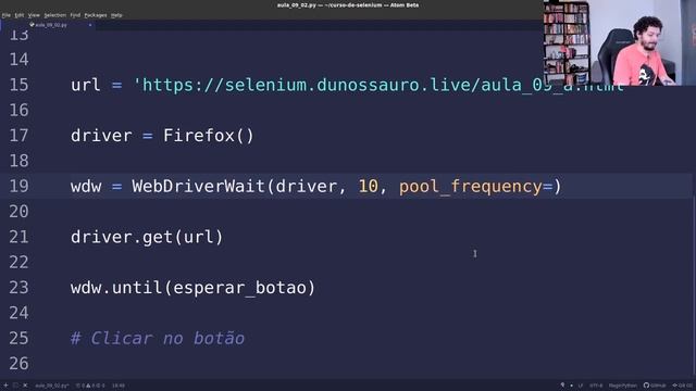 Selenium com Python #09 - Waits p.I смотреть онлайн
