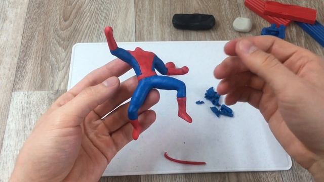 Как слепить ЧЕЛОВЕКА ПАУКА