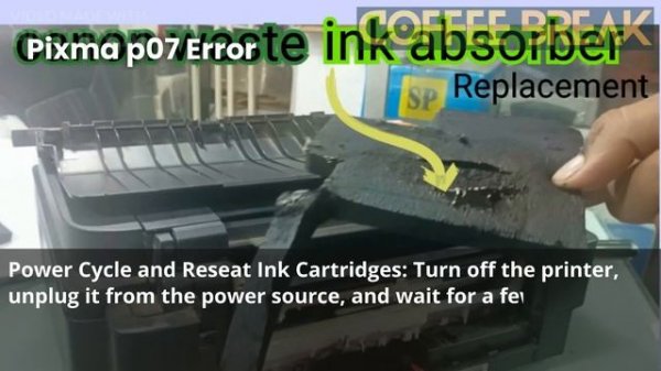 Canon Pixma TS3440 Error P07: A Step-by-Step Guide to Resolving the Ink Cartridge Recognition Issue