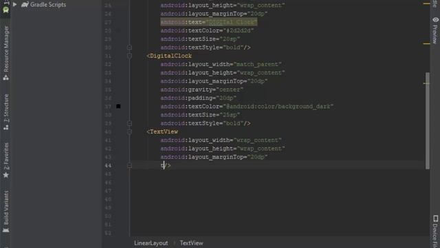 How to make Simple Digital Clock Text Clock and Analog Clock in Android Studio with Java смотреть онлайн